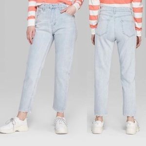 Wild Fable High Waisted Light Wash Mom Jeans